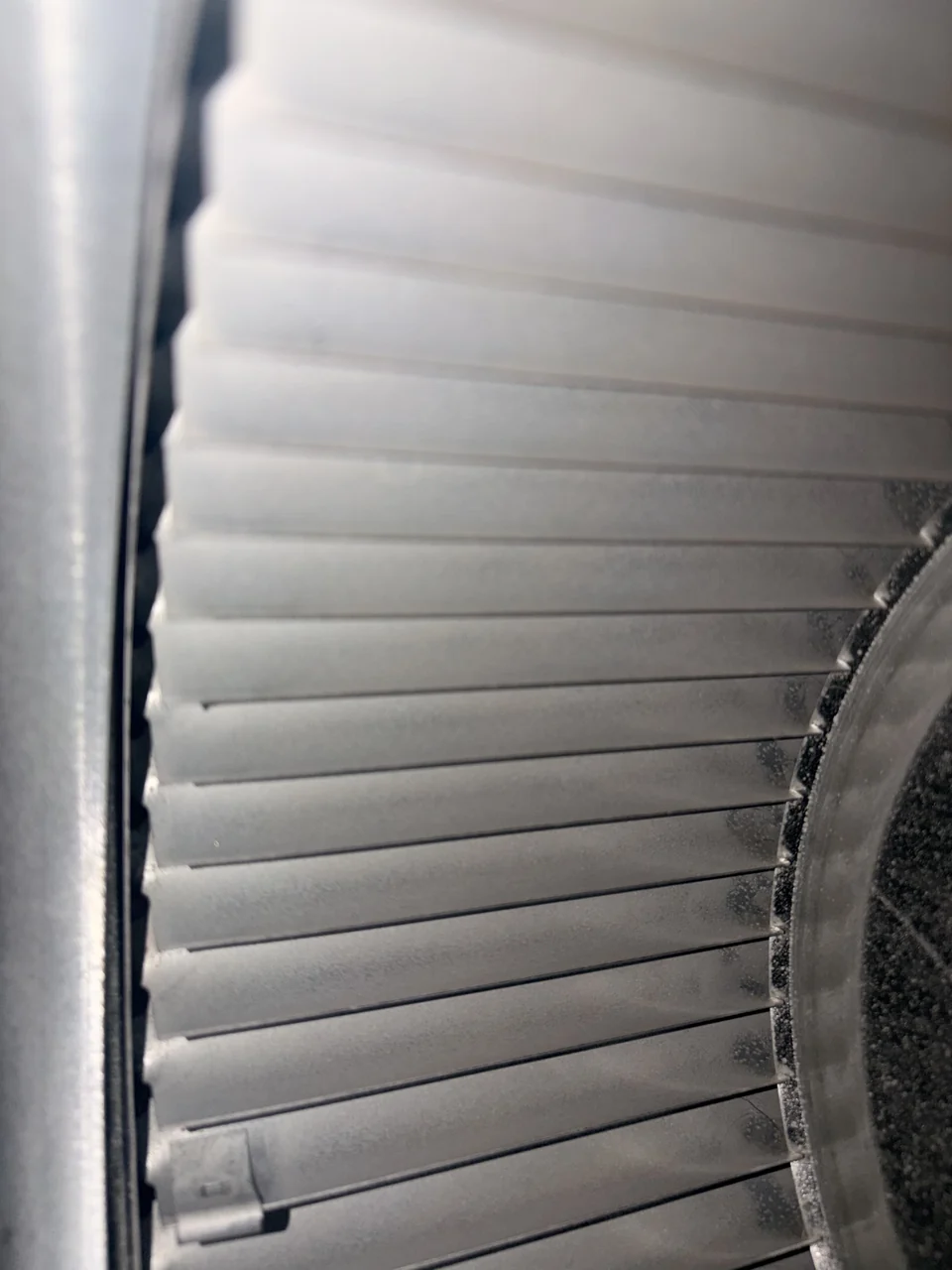The blower wheel after cleaning